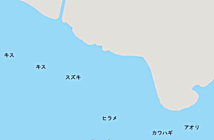 稲村ヶ崎ポイント図