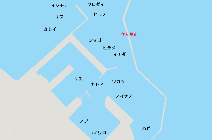 波崎新港ポイント図