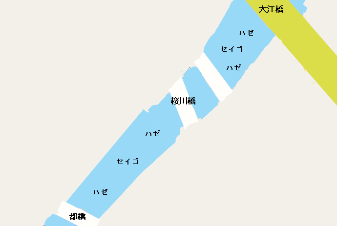 大岡川ポイント図