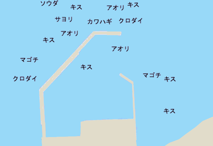 浜田堤防ポイント図