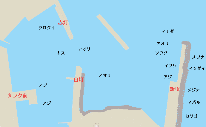 稲取港ポイント図