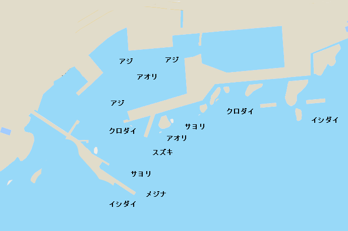 天津港ポイント図