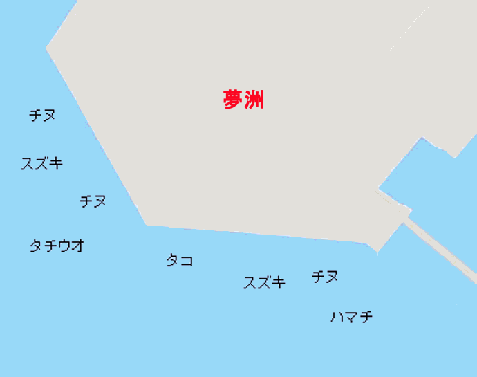 大阪北港夢洲ポイント図