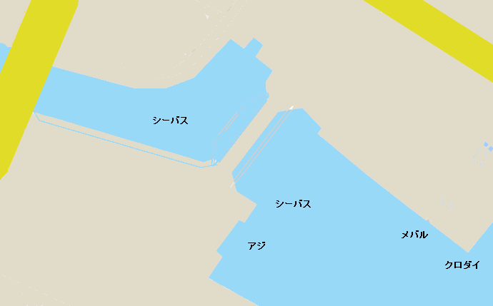 富洲原港ポイント図
