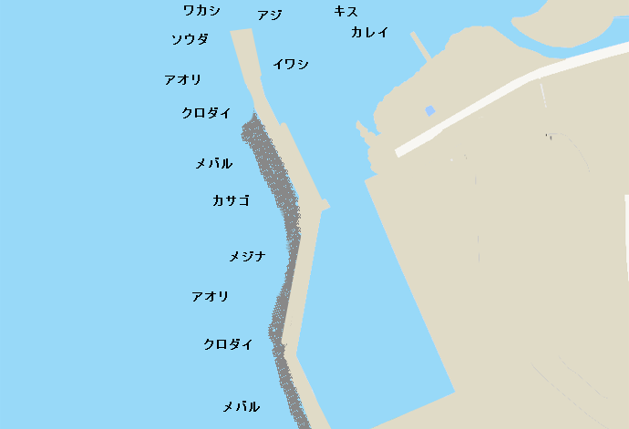 秋谷漁港のポイント
