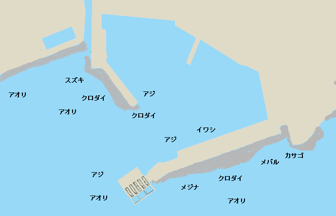 福浦港のポイント