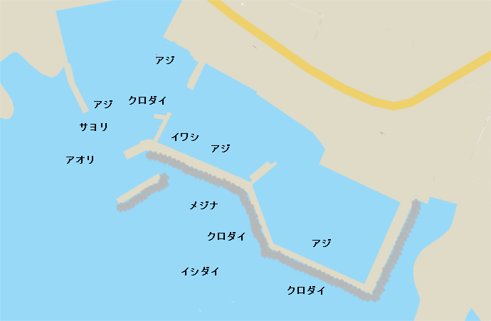 浜萩港ポイント図
