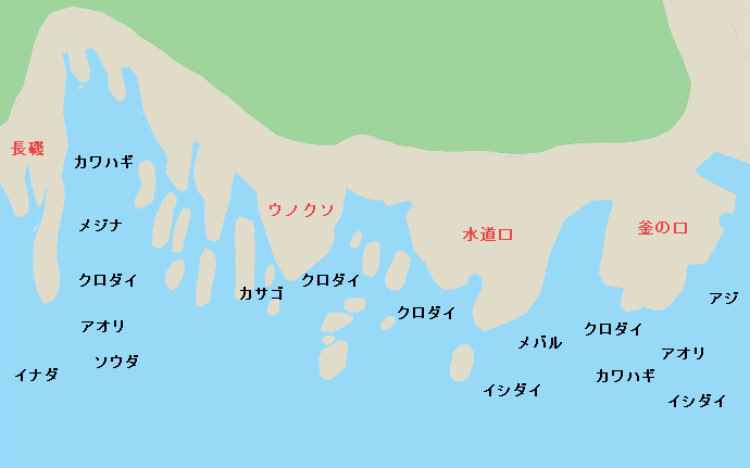江ノ島表磯のポイント