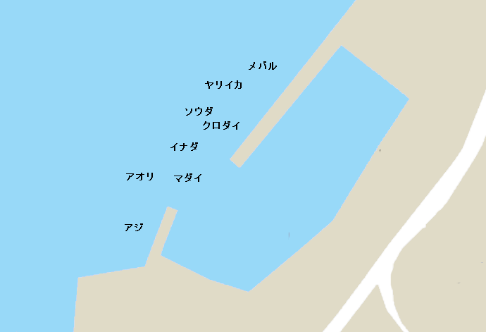 重寺港ポイント図