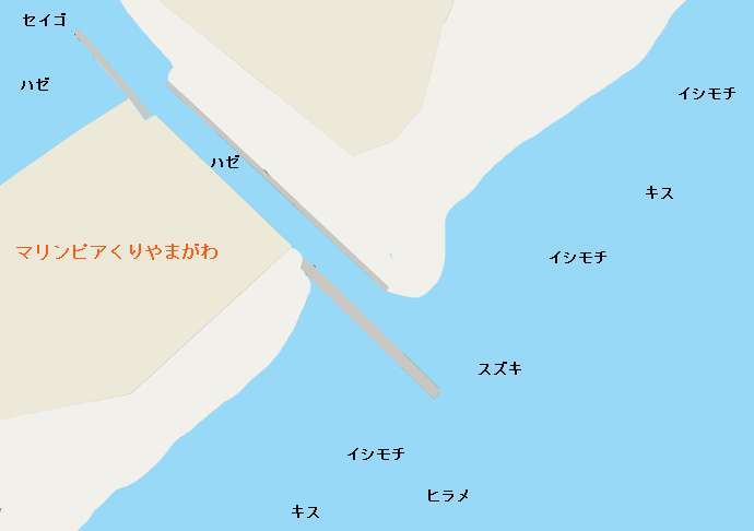 栗山川河口ポイント図
