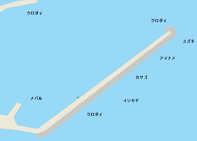 黒生港ポイント図
