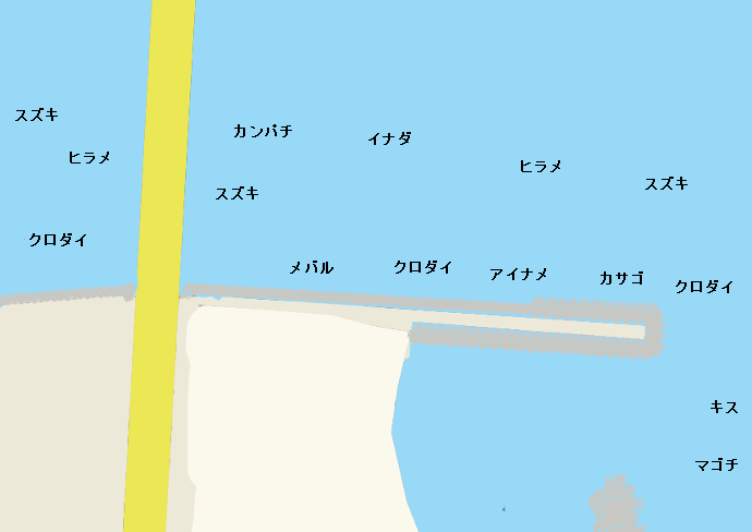 浜名湖新居堤のポイント