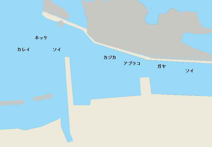日司漁港ポイント図