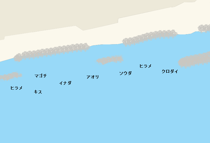 蒲原海岸ポイント図