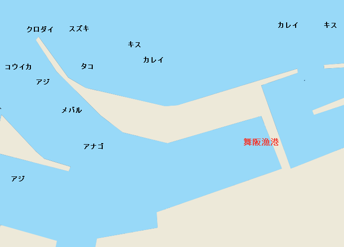浜名湖舞阪漁港のポイント