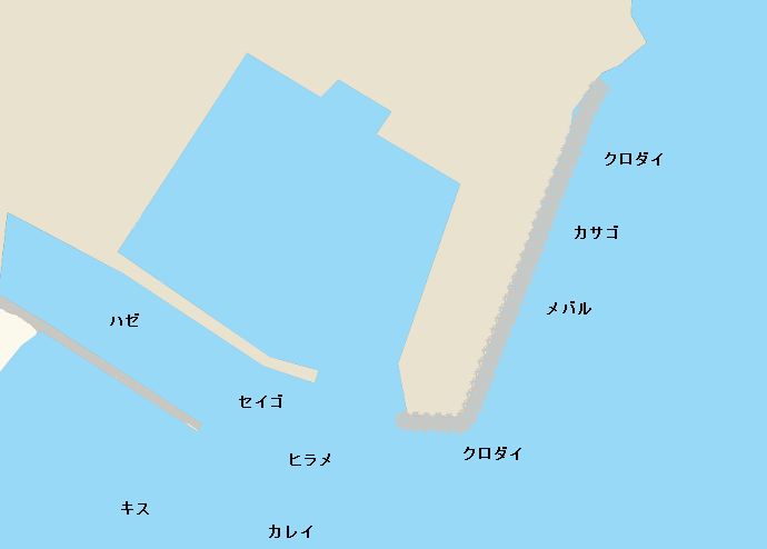 阿尾漁港（氷見）のポイント