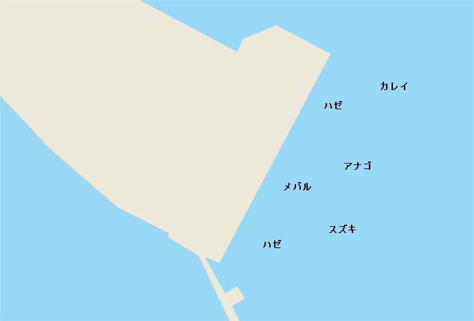 木更津中の島公園ポイント図