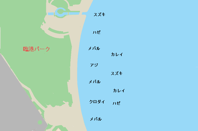 臨港パークポイント図
