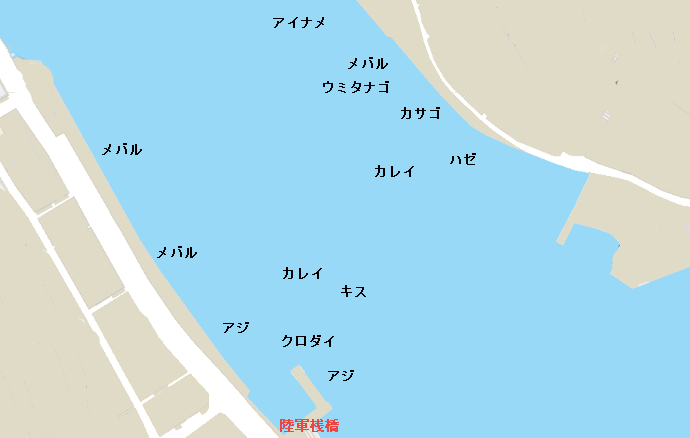 浦賀港ポイント図