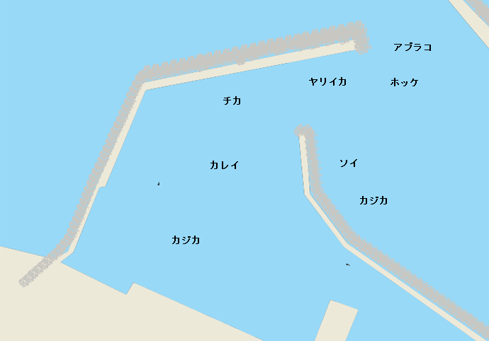 大澗漁港ポイント図