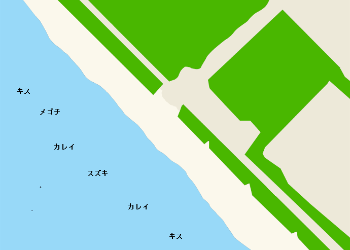 稲毛海岸ポイント図
