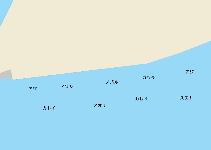 明石海浜ベランダポイント図