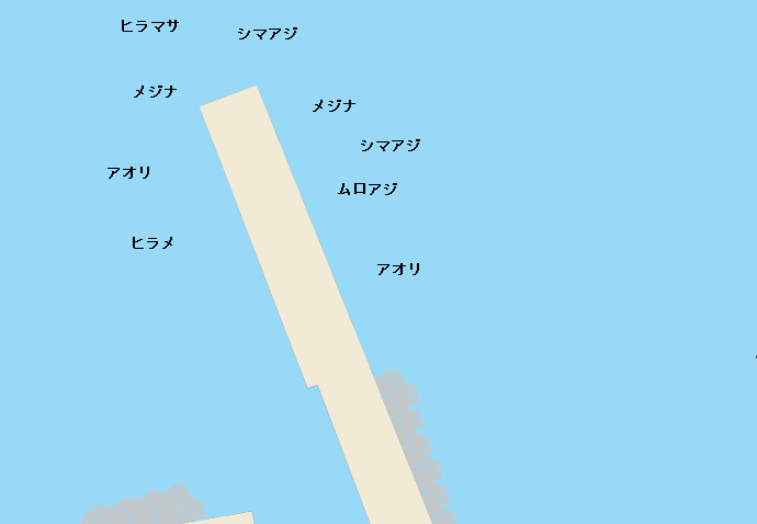神湊港ポイント図