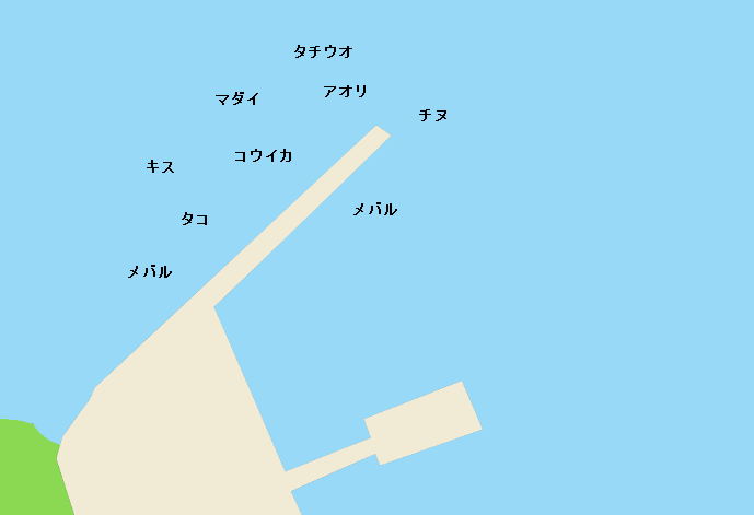 大須港ポイント図