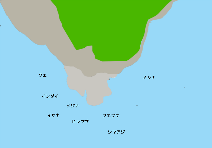 神津島猿ヶ崎ポイント図