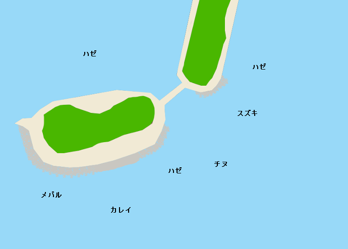 高砂海浜公園ポイント図