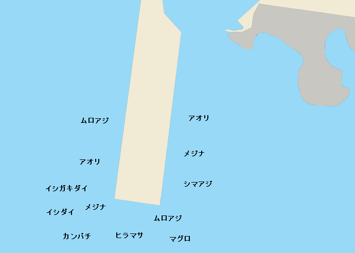 八重根港ポイント図