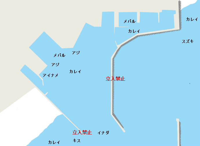 大洗港ポイント図
