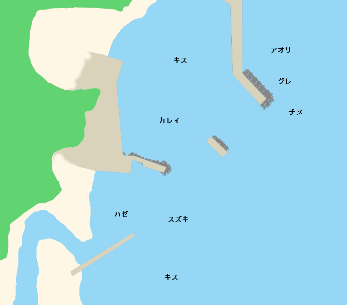 本庄浜ポイント図