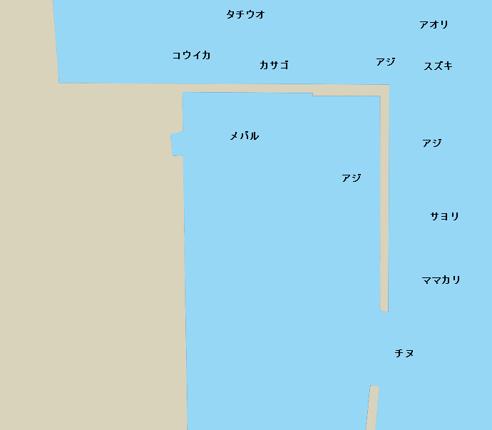 須波港ポイント図