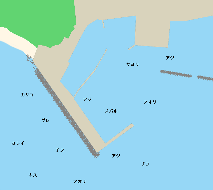 菅浜港ポイント図