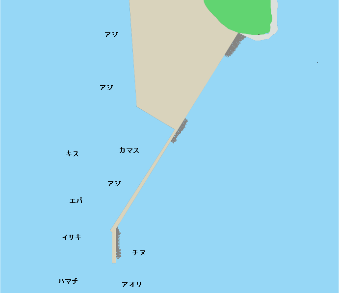 油津港ポイント図
