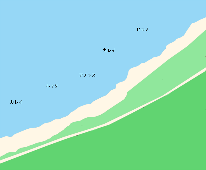 江ノ島海岸ポイント図