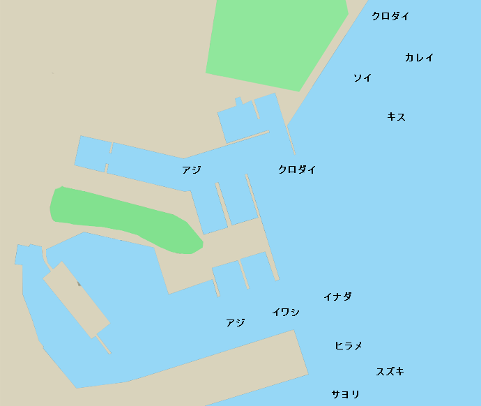船川港ポイント図