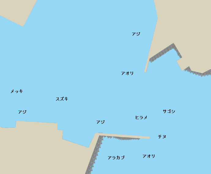 鹿児島南港ポイント図