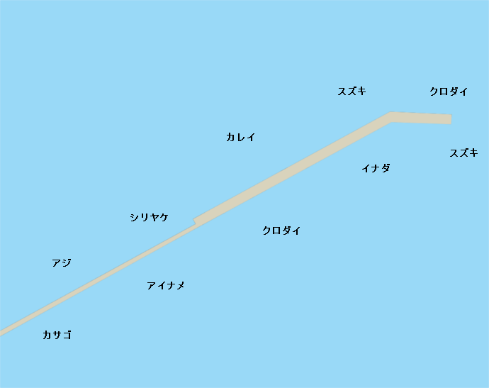 川崎新堤ポイント図