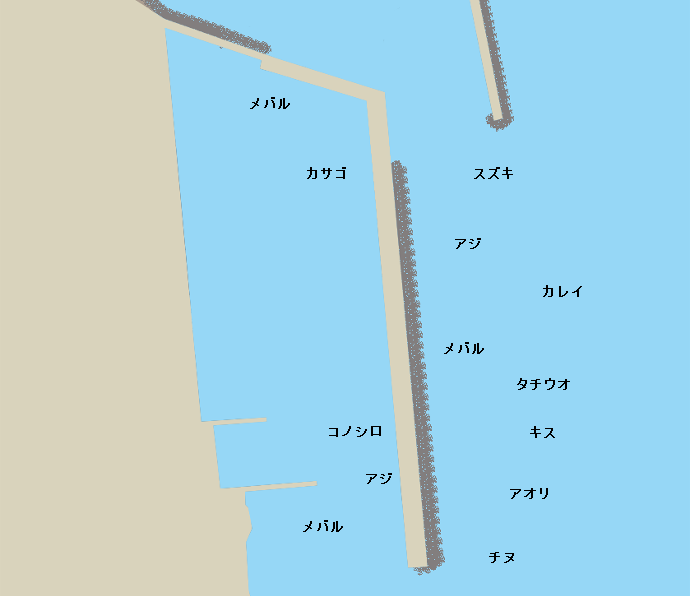 楠港ポイント図