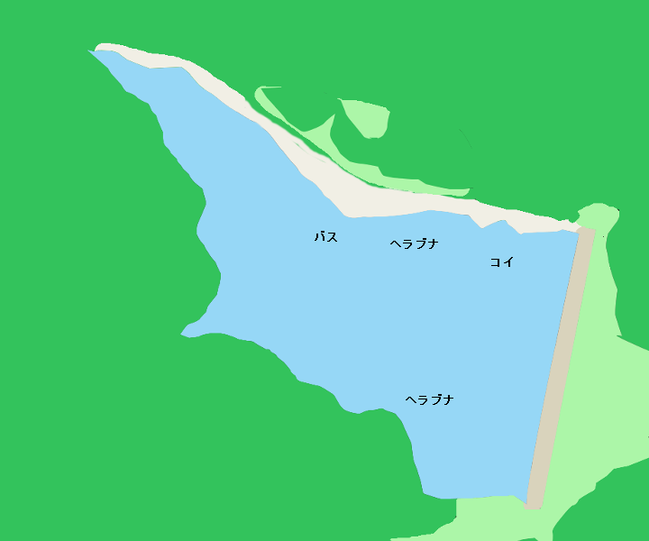 赤川ダムポイント図