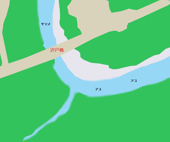 秋川沢戸橋周辺のポイント（東京都あきる野市）（