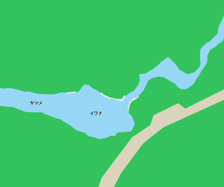 男鹿川不動滝周辺のポイント