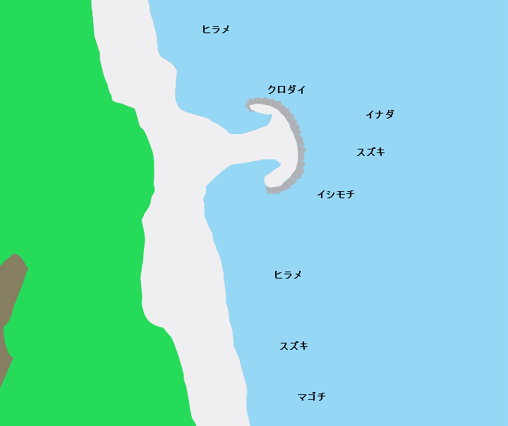 鉾田海岸の釣り情報 彡 魚速報