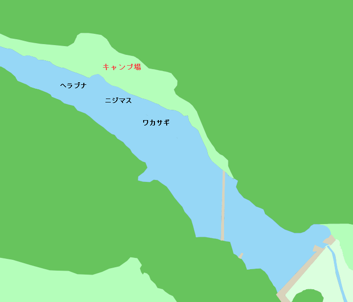 富里湖ポイント図