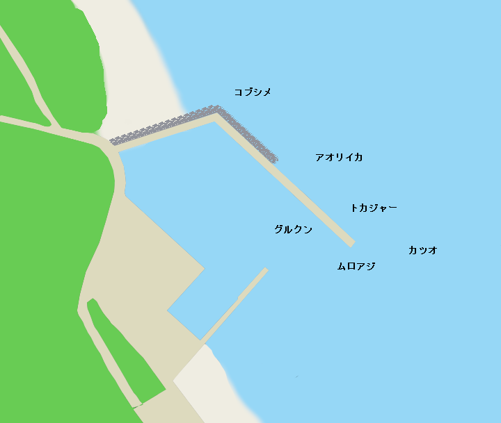 加計呂麻島芝漁港
