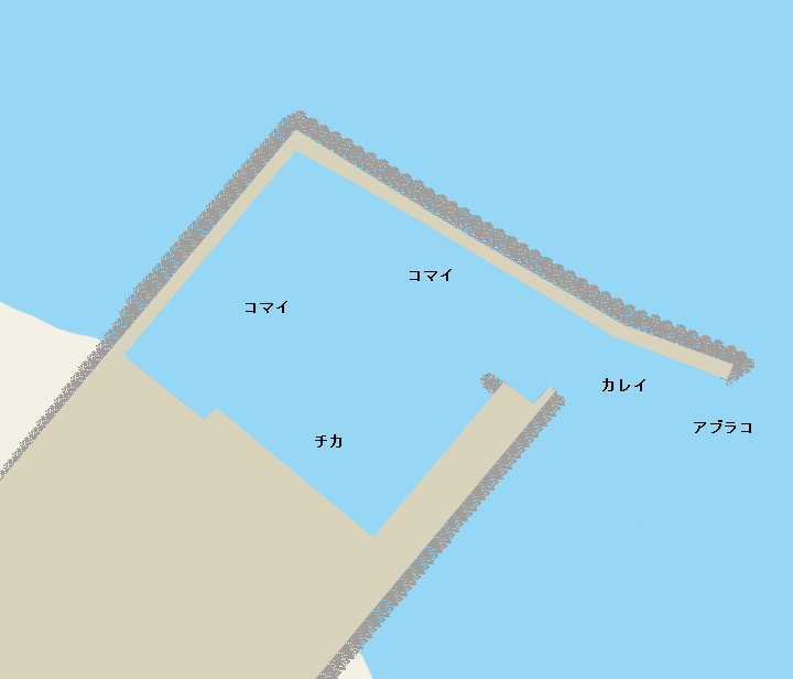 旭漁港ポイント図