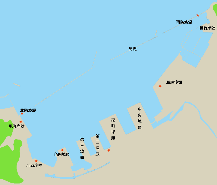 小樽港の釣り情報 魚速報