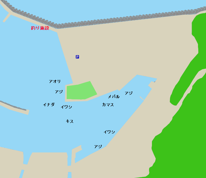 熱海港ポイント図
